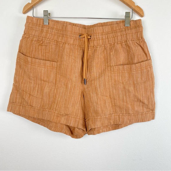 Athleta Cabo Linen Textured 4” Shorts - Picture 2 of 7